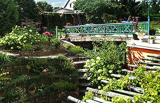 Blick vom Frühstückstisch